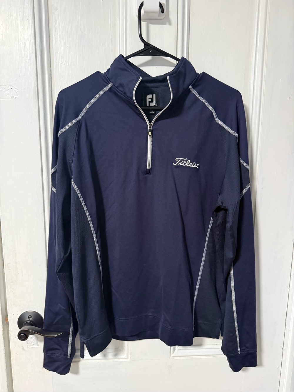 Titleist FootJoy Men's Navy Quarter-Zip Golf Pullover S